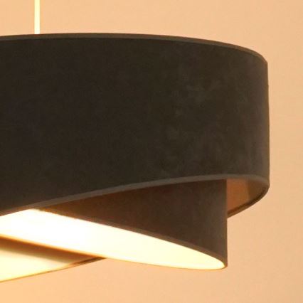 Brilagi - LED Пендел LYRA 1xE27/15W/230V сив/бял