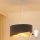Brilagi - LED Пендел LYRA 1xE27/15W/230V сив/кремав/златист