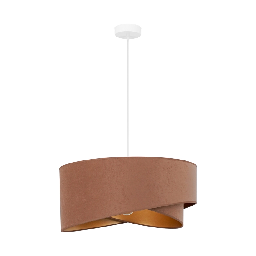 Brilagi - LED Пендел LYRA 1xE27/15W/230V кафяв/златист