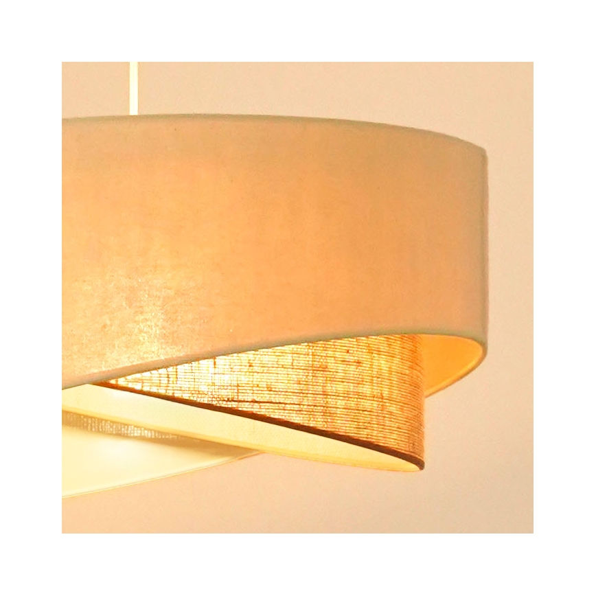 Brilagi - LED Пендел LYRA 1xE27/15W/230V кремав/бежов