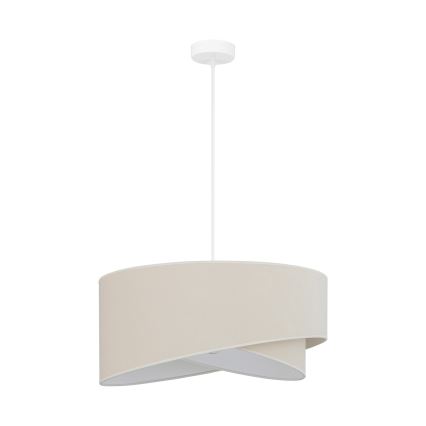 Brilagi - LED Пендел LYRA 1xE27/15W/230V кремав/бял