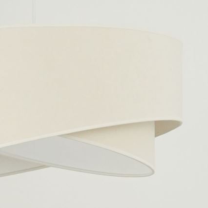 Brilagi - LED Пендел LYRA 1xE27/15W/230V кремав/бял