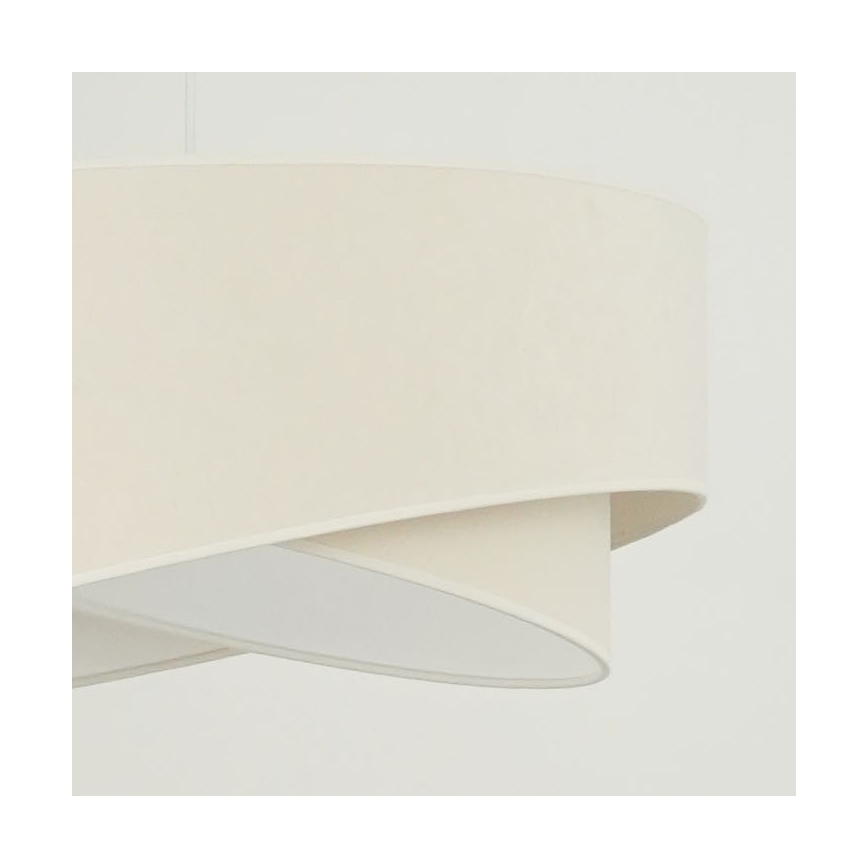 Brilagi - LED Пендел LYRA 1xE27/15W/230V кремав/бял