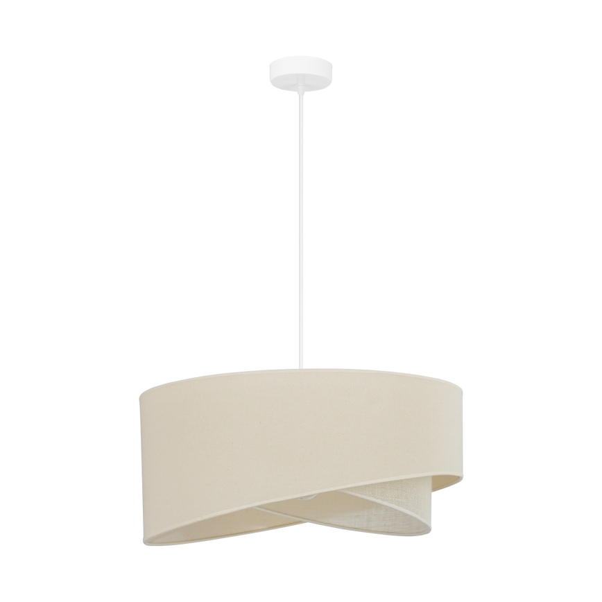 Brilagi - LED Пендел LYRA 1xE27/15W/230V кремав