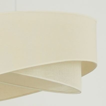 Brilagi - LED Пендел LYRA 1xE27/15W/230V кремав