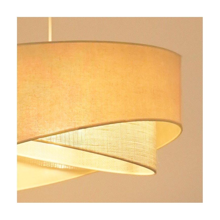 Brilagi - LED Пендел LYRA 1xE27/15W/230V кремав