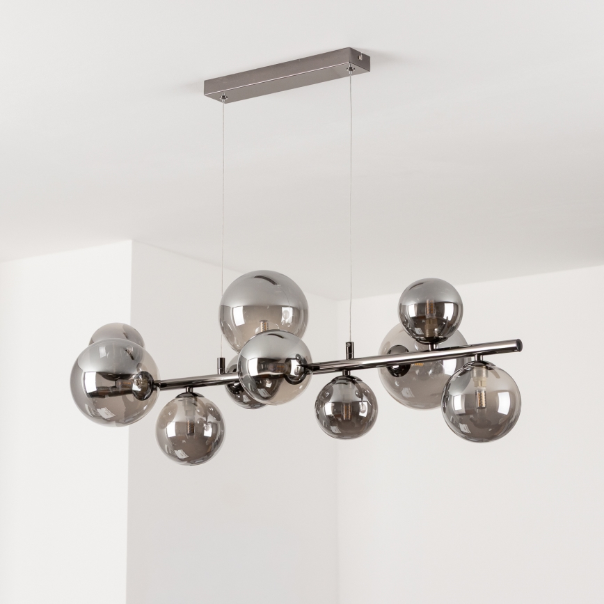 Brilagi - LED Пендел MILLA 10xG9/3W/230V лъскав хром/опушен