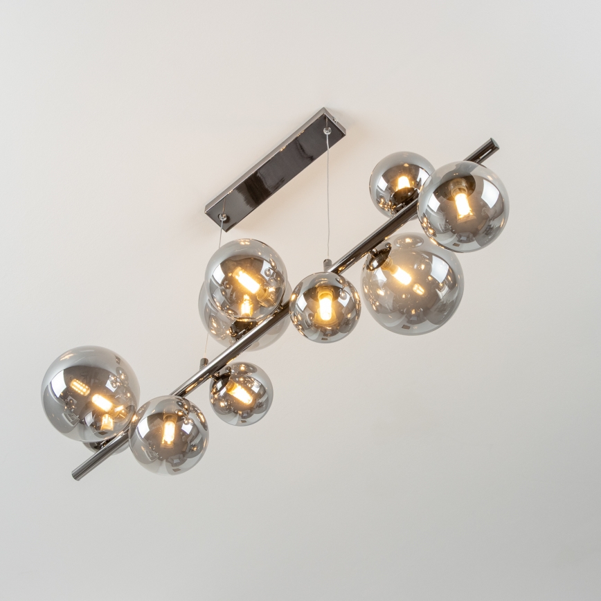Brilagi - LED Пендел MILLA 10xG9/3W/230V лъскав хром/опушен