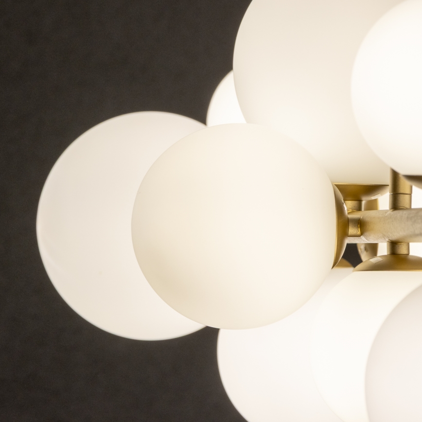 Brilagi - LED Пендел MILLA 10xG9/3W/230V златист/бял