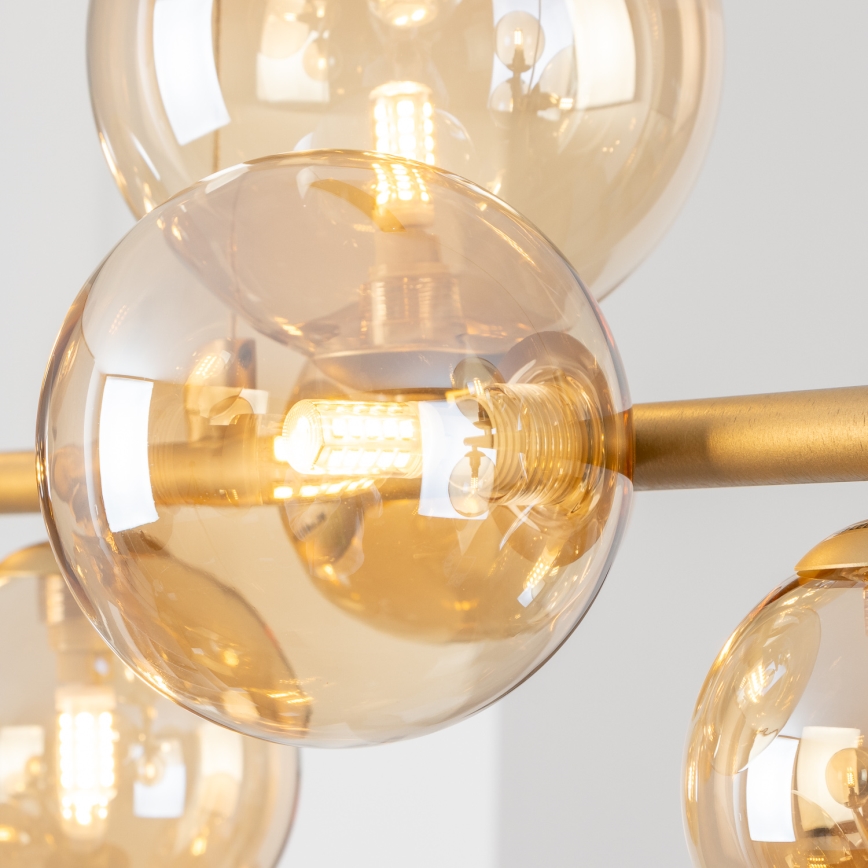 Brilagi - LED Пендел MILLA 10xG9/3W/230V златист