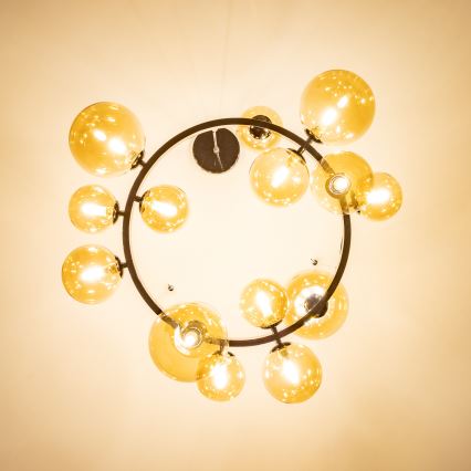 Brilagi - LED Пендел MILLA 15xG9/3W/230V лъскав хром/златист