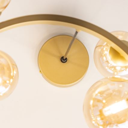 Brilagi - LED Пендел MILLA 15xG9/3W/230V златист