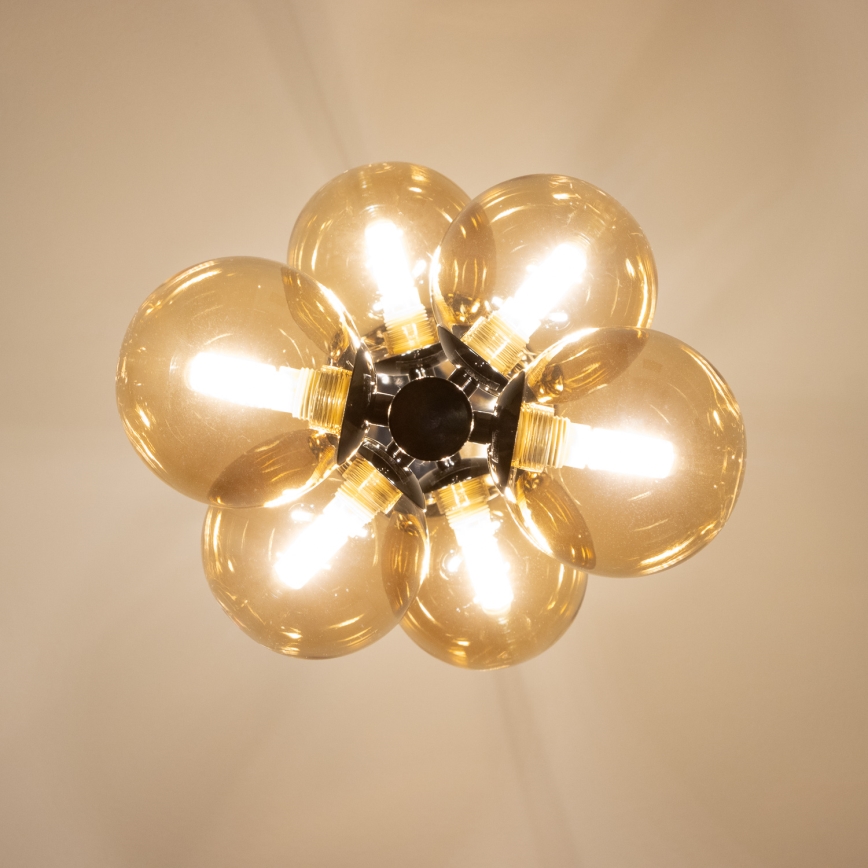 Brilagi - LED Пендел MILLA 6xG9/3W/230V лъскав хром/златист