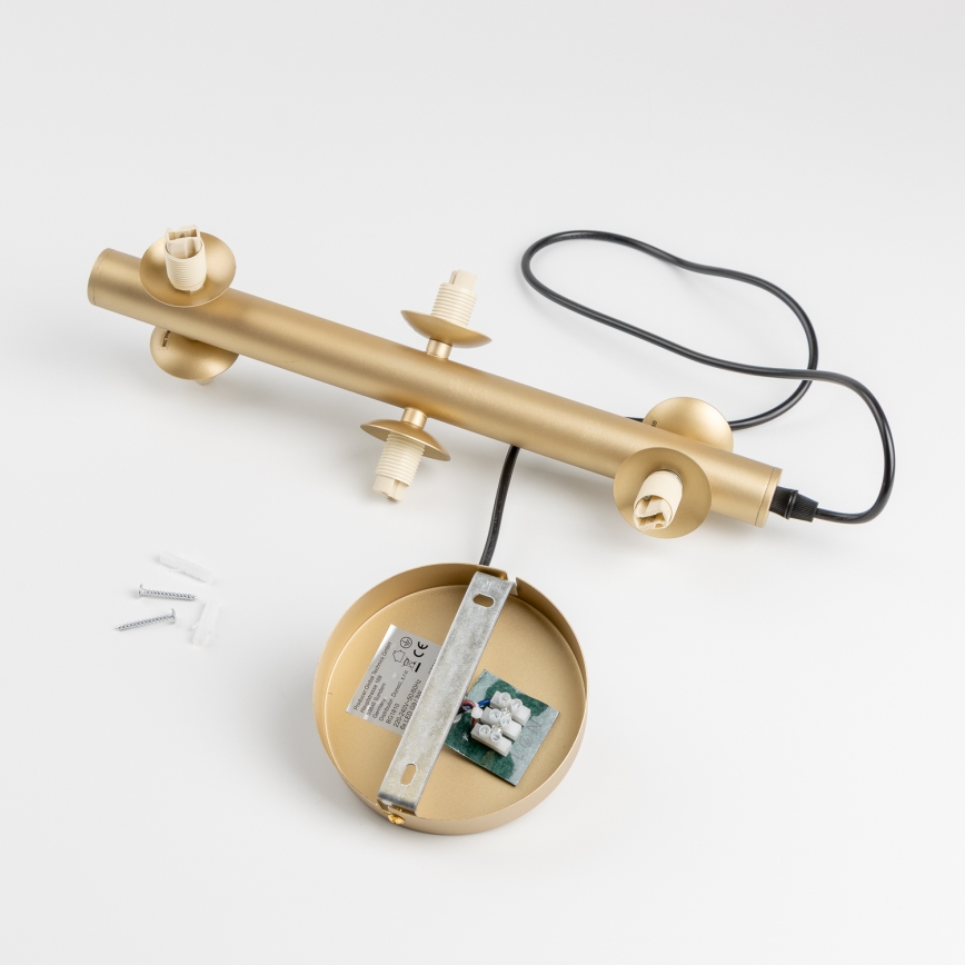 Brilagi - LED Пендел MILLA 6xG9/3W/230V златист/опушен