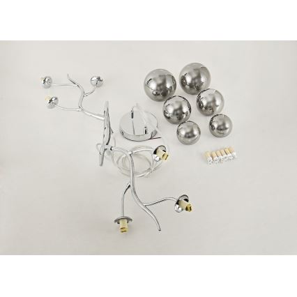 Brilagi - LED Пендел MISTEL 6xG9/3W/230V лъскав хром/опушен