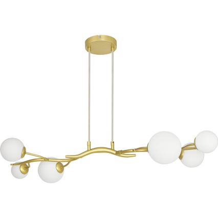Brilagi - LED Пендел MISTEL 6xG9/3W/230V златист/бял