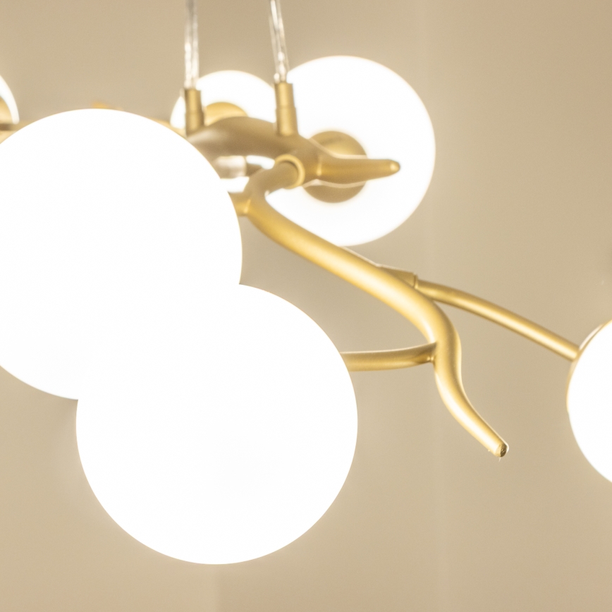 Brilagi - LED Пендел MISTEL 6xG9/3W/230V златист/бял