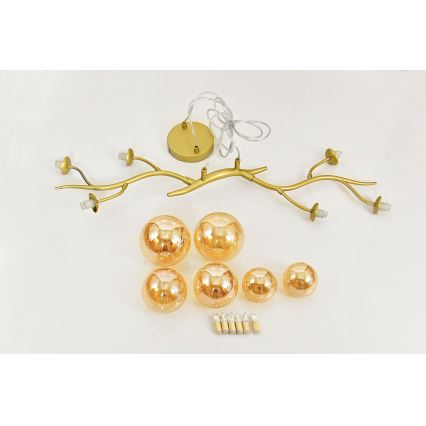 Brilagi - LED Пендел MISTEL 6xG9/3W/230V златист