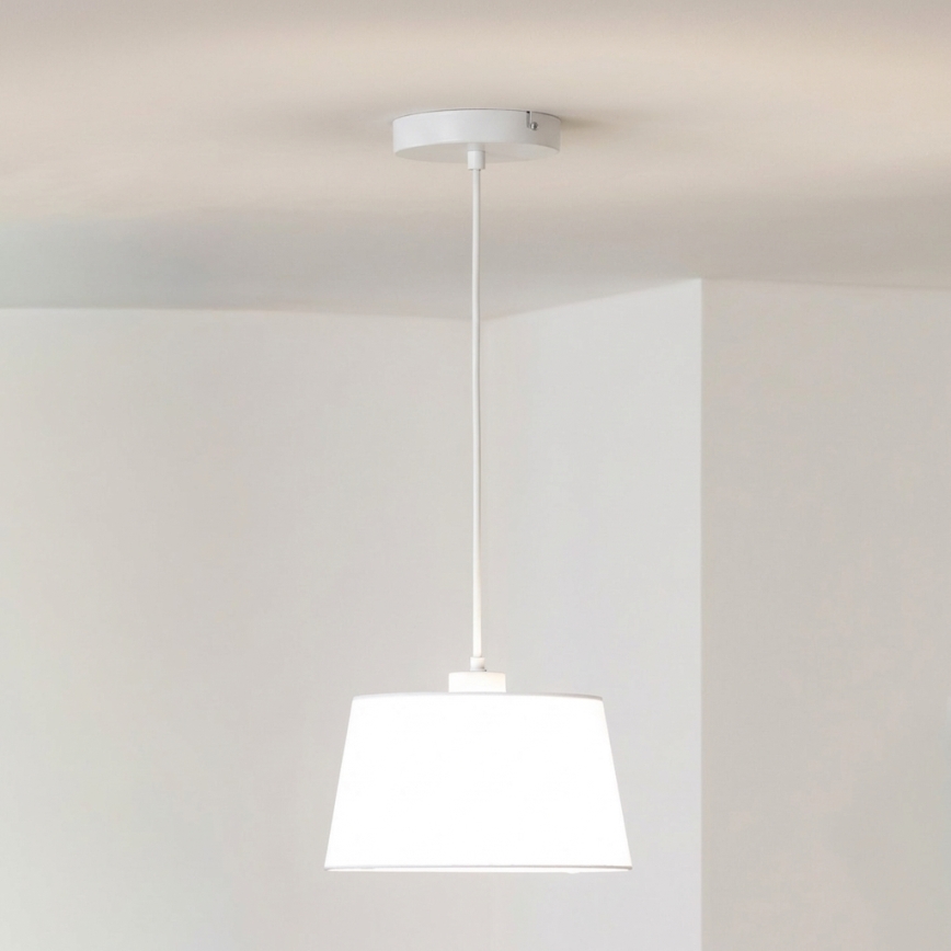 Brilagi - LED пендел на кабел CERIA 1xE27/40W/230V Ø 25 см бял
