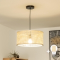Brilagi - LED пендел на кабел CERIA BOHO 1xE27/40W/230V Ø 25 см, бамбук