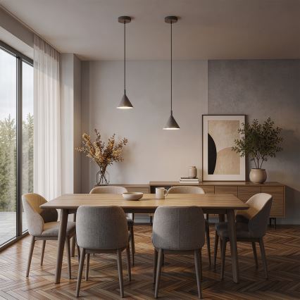 BRILAGI - LED Пендел на кабел CONE SINGLE 1xGX53/15W/230V бежов