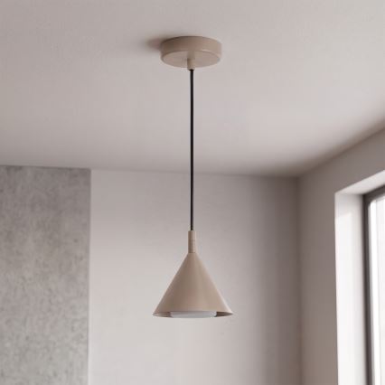 BRILAGI - LED Пендел на кабел CONE SINGLE 1xGX53/15W/230V бежов