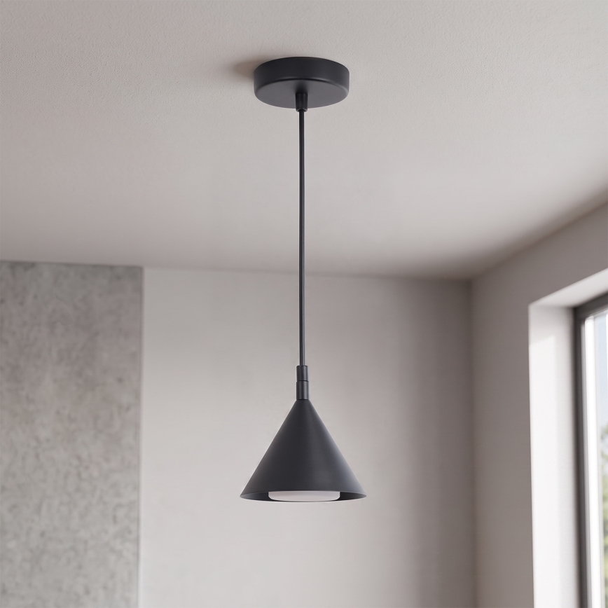 BRILAGI - LED Пендел на кабел CONE SINGLE 1xGX53/15W/230V черен