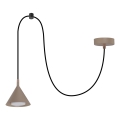 BRILAGI - LED Пендел на кабел CONE SINGLE SPIDER 1xGX53/15W/230V бежов