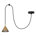 BRILAGI - LED Пендел на кабел CONE SINGLE SPIDER 1xGX53/15W/230V златен