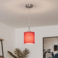 Brilagi - LED пендел на кабел NUBILA 1xE27/60W/230V pr. 14 cm червен