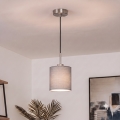 Brilagi - LED пендел на кабел NUBILA 1xE27/60W/230V Ø 14 см черен/светлосив