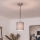 Brilagi - LED пендел на кабел NUBILA 1xE27/60W/230V Ø 14 см черен/светлосив