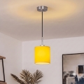 Brilagi - LED пендел на кабел NUBILA 1xE27/60W/230V Ø 14 см черно/жълто