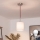 Brilagi - LED пендел на кабел NUBILA 1xE27/60W/230V Ø 14 см червен/бял