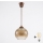 Brilagi - LED пендел на кабел RETRO GLASS 1xE27/60W/230V диаметър 18 см кафяв/димчато кафяв