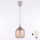 Brilagi - LED пендел на кабел RETRO GLASS 1xE27/60W/230V Ø 14 см сребрист/опушено кафяво