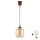 Brilagi - LED пендел на кабел RETRO GLASS 1xE27/60W/230V Ø 14 см кафяв/димчато кафяв