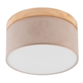 Brilagi - LED Плафон BELLADONNA 1xE27/15W/230V бежов/бор