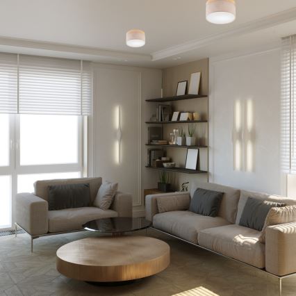 Brilagi - LED Плафон BELLADONNA 1xE27/15W/230V бежов/бор