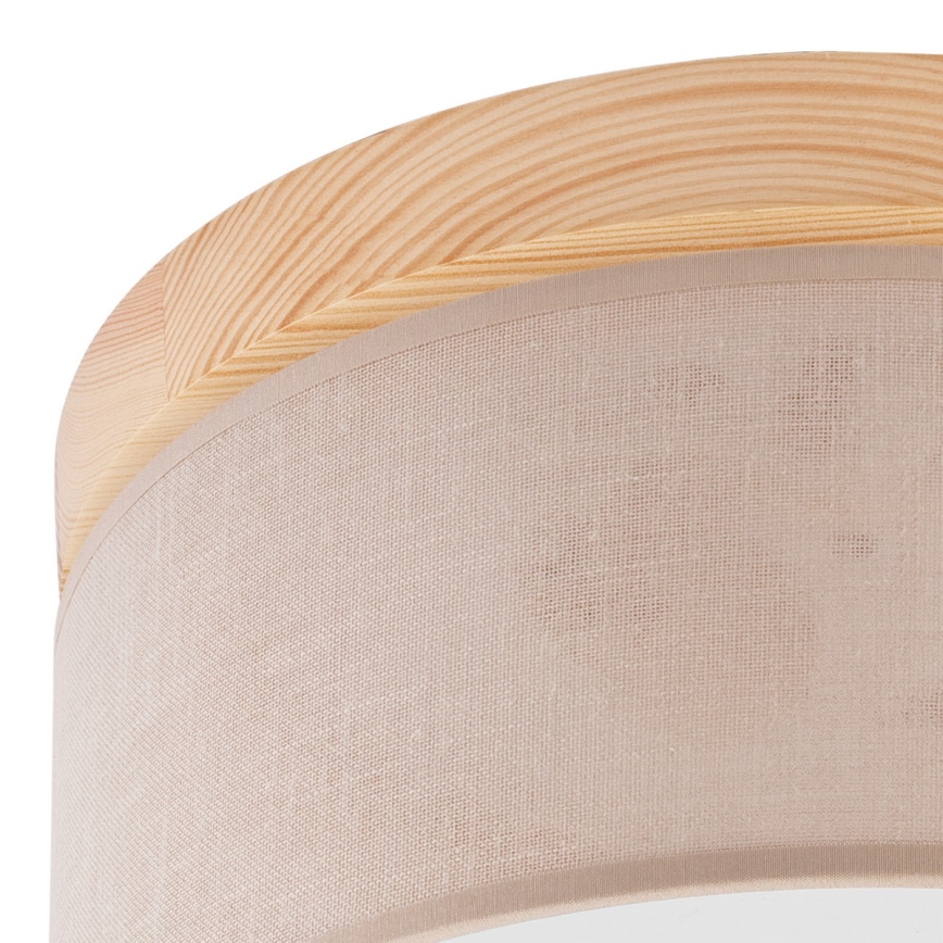 Brilagi - LED Плафон BELLADONNA 1xE27/15W/230V бежов/бор