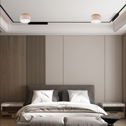 Brilagi - LED Плафон BELLADONNA 1xE27/15W/230V бежов/дъб