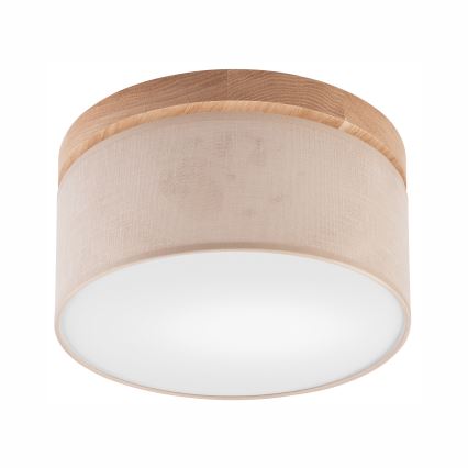 Brilagi - LED Плафон BELLADONNA 1xE27/15W/230V бежов/дъб