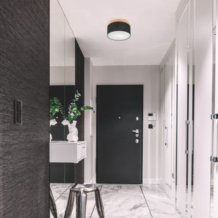 Brilagi - LED Плафон BELLADONNA 1xE27/15W/230V черен/бор