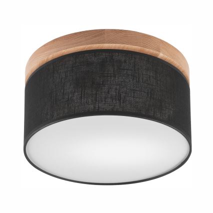 Brilagi - LED Плафон BELLADONNA 1xE27/15W/230V черен/дъб