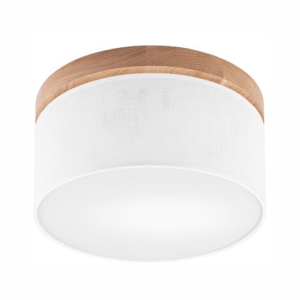 Brilagi - LED Плафон BELLADONNA 1xE27/15W/230V Ø 30 см бял/дъб