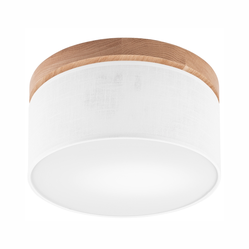 Brilagi - LED Плафон BELLADONNA 1xE27/15W/230V Ø 30 см бял/дъб