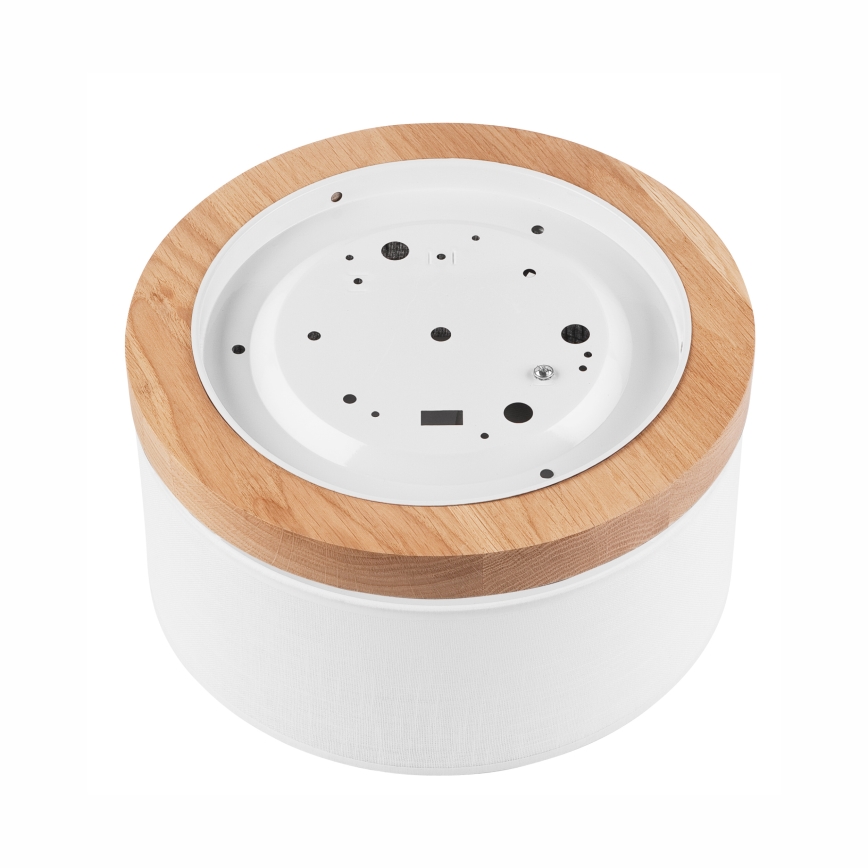 Brilagi - LED Плафон BELLADONNA 1xE27/15W/230V Ø 30 см бял/дъб