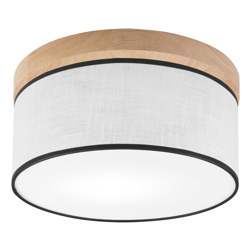 Brilagi - LED Плафон BELLADONNA 1xE27/15W/230V Ø 30 см бял/дъб