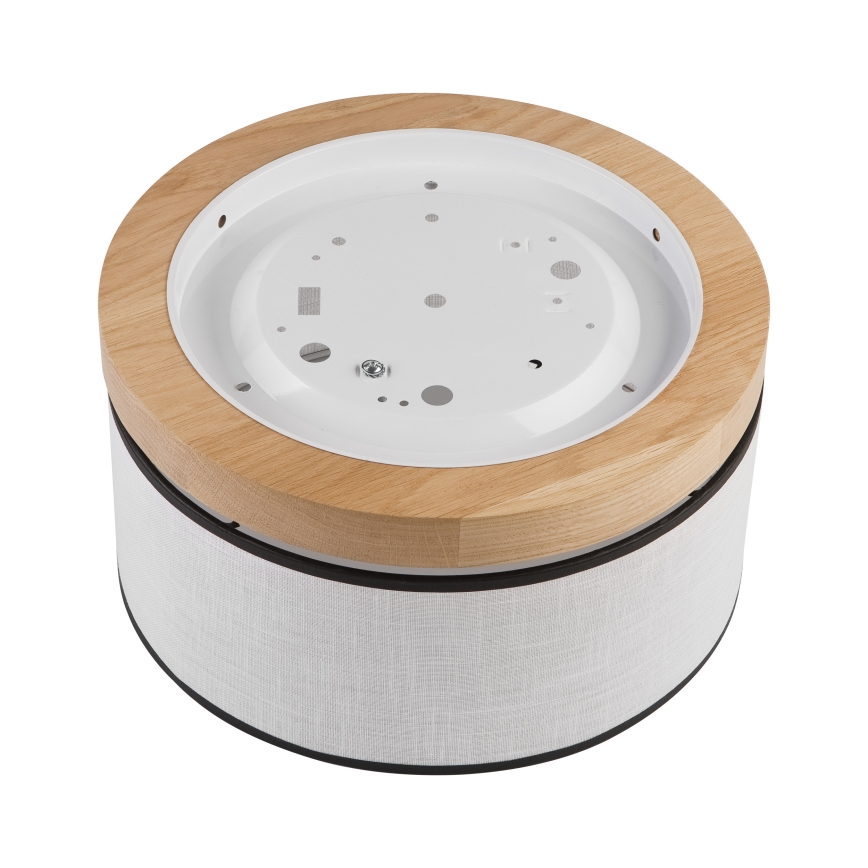 Brilagi - LED Плафон BELLADONNA 1xE27/15W/230V Ø 30 см бял/дъб