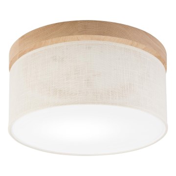 Brilagi - LED Плафон BELLADONNA 1xE27/15W/230V Ø 30 см кремав/дъб